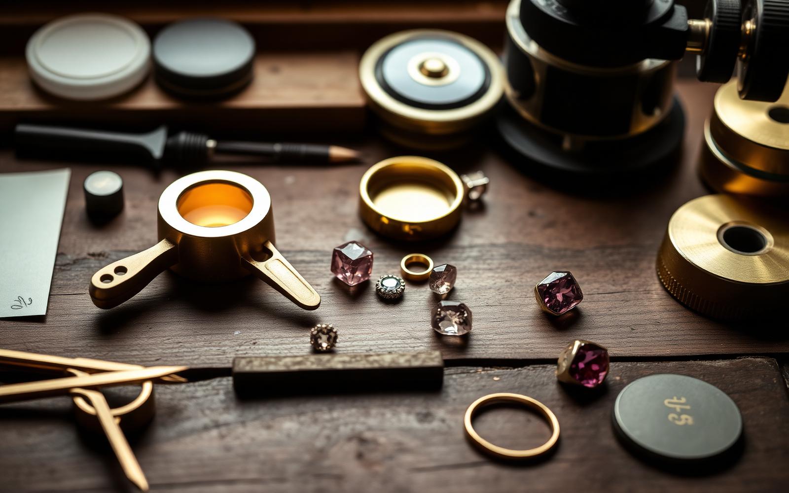The Smi Jewels atelier workbench